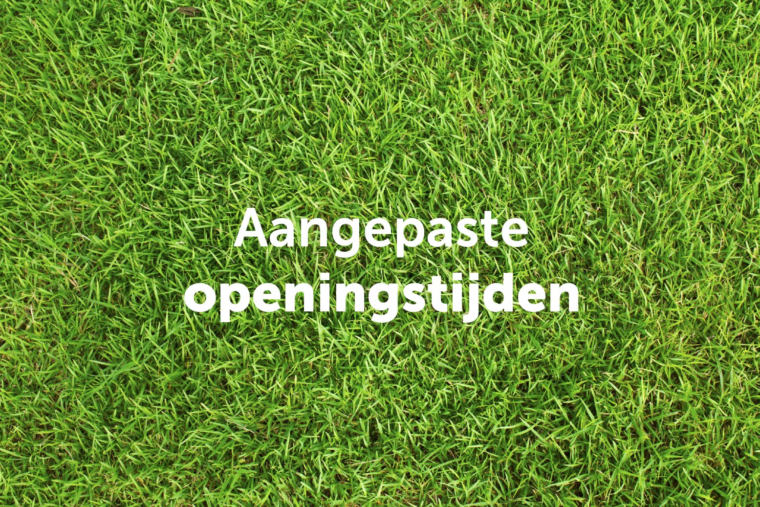 Afwijkende openingstijden voorjaar 2025